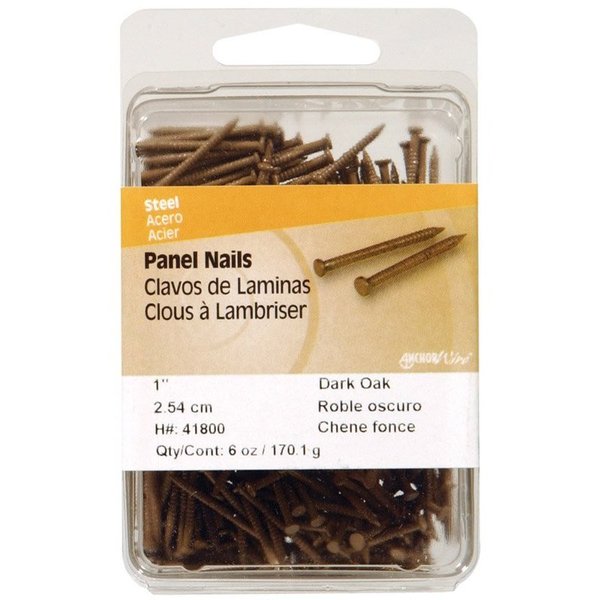 Hillman Common Nail, 1-5/8 in L, Steel, 5 PK 41801